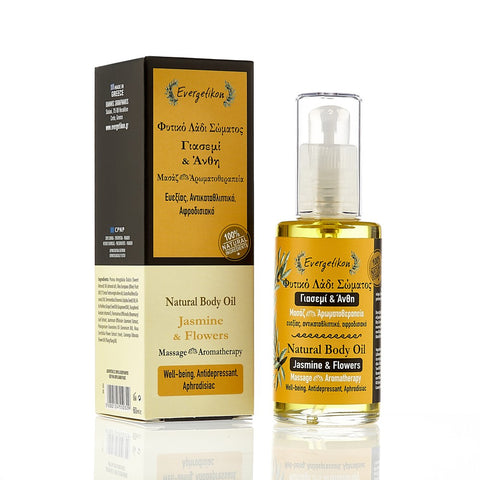 Natural massage oil and aromatherapy Jasmine &amp; Flowers